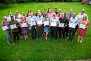 PFCC Stephen Mold with the winners of the July grant funding round