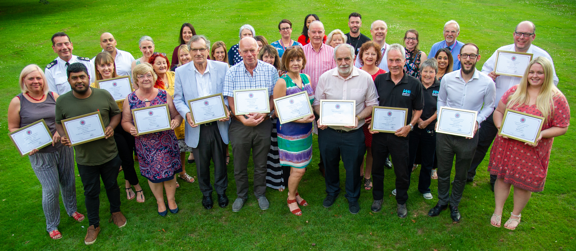 Groups receiving their grants from PFCC Stephen Mold